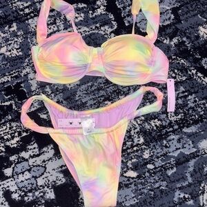 Wild Fable Pastel Tie-Dye Bikini